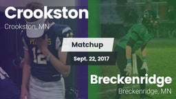 Matchup: Crookston High vs. Breckenridge  2017