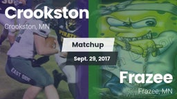 Matchup: Crookston High vs. Frazee  2017
