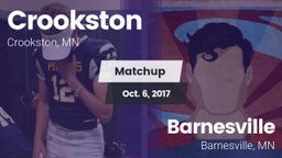 Matchup: Crookston High vs. Barnesville  2017