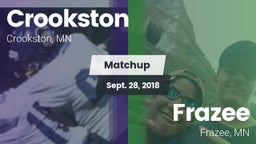 Matchup: Crookston High vs. Frazee  2018