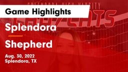Splendora  vs Shepherd  Game Highlights - Aug. 30, 2022