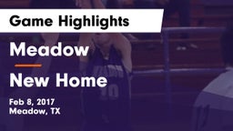 Meadow  vs New Home  Game Highlights - Feb 8, 2017