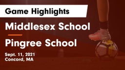 Middlesex School vs Pingree School Game Highlights - Sept. 11, 2021