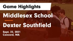 Middlesex School vs Dexter Southfield  Game Highlights - Sept. 22, 2021