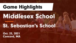 Middlesex School vs St. Sebastian's School Game Highlights - Oct. 23, 2021