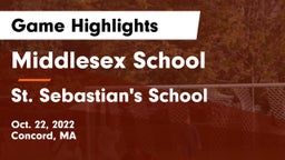 Middlesex School vs St. Sebastian's School Game Highlights - Oct. 22, 2022
