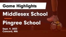 Middlesex School vs Pingree School Game Highlights - Sept. 9, 2023