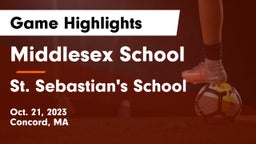 Middlesex School vs St. Sebastian's School Game Highlights - Oct. 21, 2023