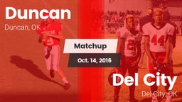 Matchup: Duncan  vs. Del City  2016