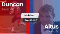 Matchup: Duncan  vs. Altus  2017