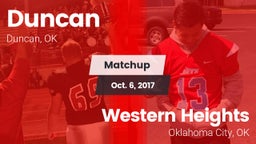 Matchup: Duncan  vs. Western Heights  2017