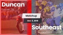 Matchup: Duncan  vs. Southeast  2018