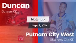 Matchup: Duncan  vs. Putnam City West  2019