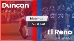 Matchup: Duncan  vs. El Reno  2019