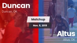 Matchup: Duncan  vs. Altus  2019