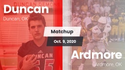 Matchup: Duncan  vs. Ardmore  2020