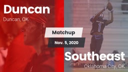 Matchup: Duncan  vs. Southeast  2020