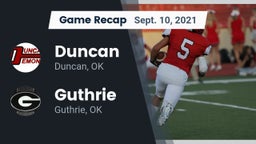 Recap: Duncan  vs. Guthrie  2021