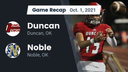 Recap: Duncan  vs. Noble  2021