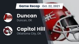Recap: Duncan  vs. Capitol Hill  2021