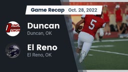 Recap: Duncan  vs. El Reno  2022
