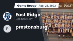 Recap: East Ridge  vs. prestonsburg 2023