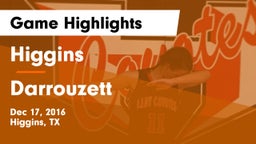 Higgins  vs Darrouzett Game Highlights - Dec 17, 2016