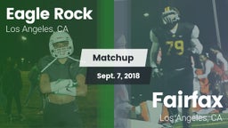 Matchup: Eagle Rock High vs. Fairfax 2018
