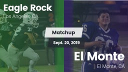 Matchup: Eagle Rock High vs. El Monte  2019