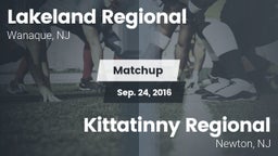 Matchup: Lakeland Regional vs. Kittatinny Regional  2016