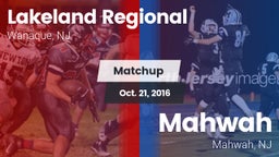 Matchup: Lakeland Regional vs. Mahwah  2016