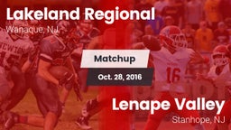 Matchup: Lakeland Regional vs. Lenape Valley  2016