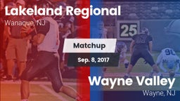Matchup: Lakeland Regional vs. Wayne Valley  2017