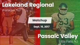 Matchup: Lakeland Regional vs. Passaic Valley  2017