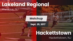Matchup: Lakeland Regional vs. Hackettstown  2017
