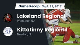 Recap: Lakeland Regional  vs. Kittatinny Regional  2017
