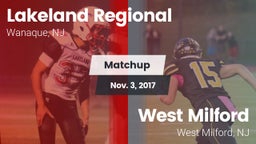 Matchup: Lakeland Regional vs. West Milford  2017