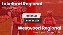 Matchup: Lakeland Regional vs. Westwood Regional  2018