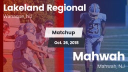 Matchup: Lakeland Regional vs. Mahwah  2018