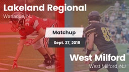 Matchup: Lakeland Regional vs. West Milford  2019
