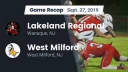 Recap: Lakeland Regional  vs. West Milford  2019