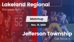 Matchup: Lakeland Regional vs. Jefferson Township  2020