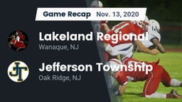 Recap: Lakeland Regional  vs. Jefferson Township  2020