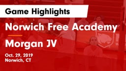 Norwich Free Academy vs Morgan JV Game Highlights - Oct. 29, 2019