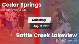 Matchup: Cedar Springs High vs. Battle Creek Lakeview  2017