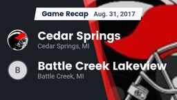 Recap: Cedar Springs  vs. Battle Creek Lakeview  2017