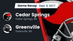Recap: Cedar Springs  vs. Greenville  2017