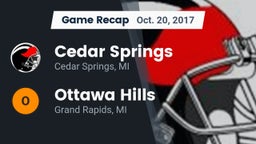 Recap: Cedar Springs  vs. Ottawa Hills  2017