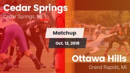 Matchup: Cedar Springs High vs. Ottawa Hills  2018