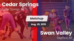 Matchup: Cedar Springs High vs. Swan Valley  2019